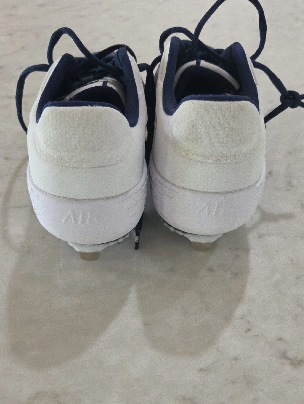 Nike Kids Navy and White Lace-Up Sneakers